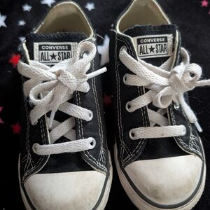 Converse Black and White Kids Sneakers